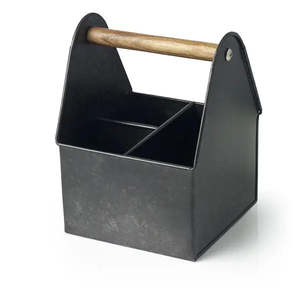 Tabletop: Chef Inox Utility Coney Black 3 Comp 170X230mm