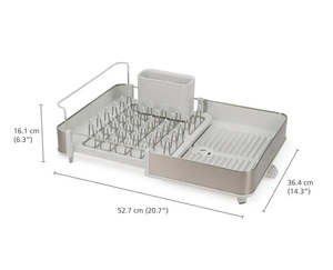 Joseph Joseph Extend Dish Rack Stainless Steel Stone