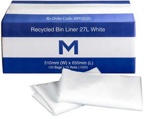 Matthews Recycled Bin Liners 27L
