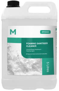 Chemicals: Matthews Foaming Sanitiser Cleaner 5L