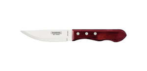 Tramontina Jumbo Steak Knife with Polywood Handle 5", 12cm - Red