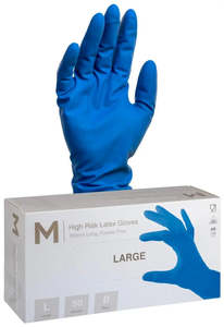 Matthews High Risk Latex Gloves 18.5g - 10x50 Pack