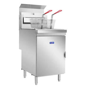 Commercial Kitchen Equipment: Frymax Superfast LPG/NG Gas Tube Twin Vat Fryer - RC400TE