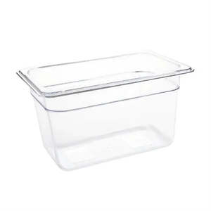 Kitchenware: Standard Gastronorm Clear Polycarbonate - GN 1/4 150mm