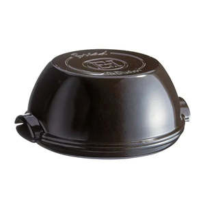 Bakeware: Emile Henry Round Bread Baker - Charcoal