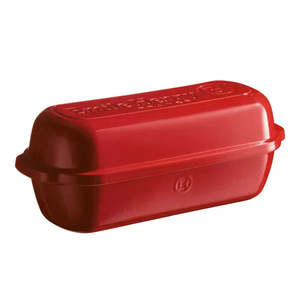 Bakeware: Emile Henry Large Bread Loaf Baker - Burgundy