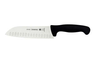 Chef Knives: Tramontina Professional Master Black Santoku Knife 7", 18cm
