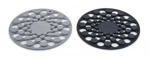 Kitchen Organisation: Joseph Joseph Spot-On Set of 2 Silicone Trivets (Round) - Grey