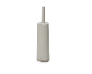 Bathroom Storage: Joseph Joseph Flex 360 Toilet Brush - Ecru