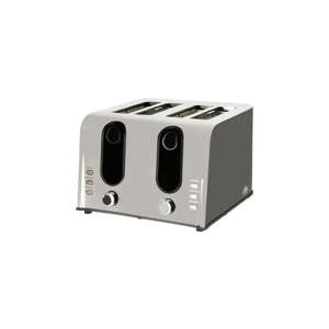 Hotel Supplies: Noble & Price Toaster Luxury 4 Slice Stainless Steel