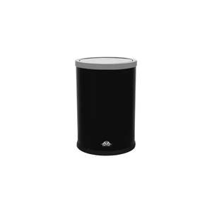 Noble & Price Round Bin with Swing Top Black 9L