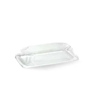 BioPak BioCane Plant Fibre Sushi Tray PLA Lid
