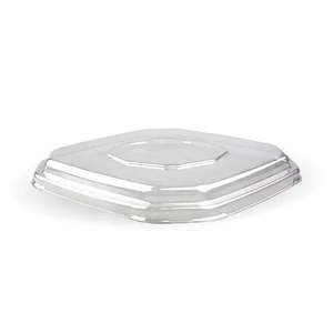 Takeaway Packaging: BioPak BioBoard Catering Tray PLA Window Lid