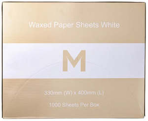 Food Disposables: Matthews Waxed Paper Sheets