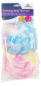 Homeliving Nylon Bathsponge Pack 2