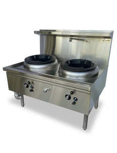 Jasper Double Wok Range Chimney Burner 1200mm