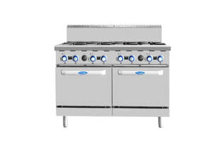 Cookrite: Cookrite Burners With Oven 8 Burner 1200mm