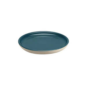 Emile Henry: Emile Henry Small Plate 18cm - Blue Flame/Ivory