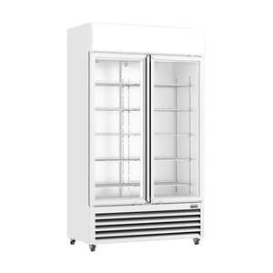 Thermaster Two Glass Door Colourbond Upright Drink Fridge - LG-1200P