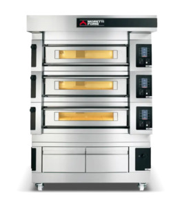 Moretti Forni: Moretti Forni Serie S Triple Deck Oven on Prover