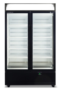 SKOPE ActiveCore 2 Door Storage Fridge - Black-White - BME1200N-AC