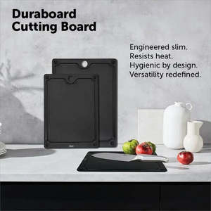 Furi: Furi Duraboard Black Chopping Board 44 x 32.5cm