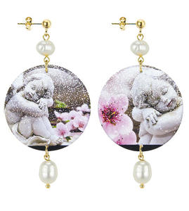 Simply Italian New Arrivals: Champagne Pearl Earrings