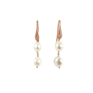 Simply Italian New Arrivals: Double Pearl Earrings