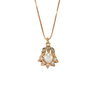 Simply Italian New Arrivals: Pearl Thistle Pendant