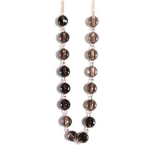 Smoky Quartz Necklace - 42cm