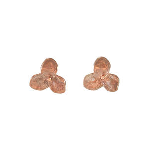 Simply Italian Delicata Collection: Rose Gold Lily Earrings - $150 RRP