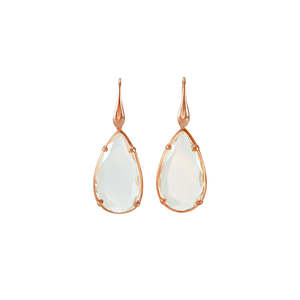 Clear Teardrop Earrings