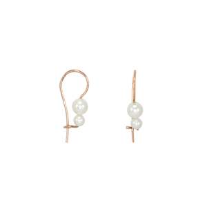 Double Pearl Earrings