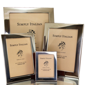 Sempre Sterling Plain Flat Frame - Large - $369 RRP
