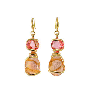 Di Lusso: Austrian Crystal & Murano Glass Earrings