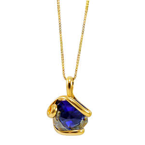 Blue Crystal Pendant