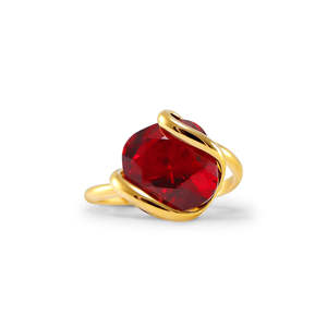 Di Lusso: Red Crystal Ring