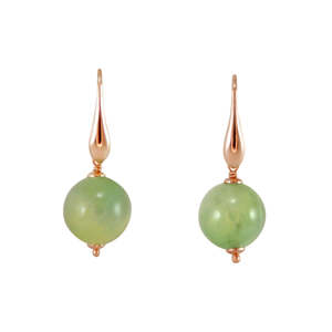 Green Prehnite Ball Drops