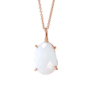 White Crystal Pendant - $176 RRP