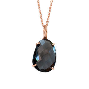 Grey Crystal Pendant - $176 RRP