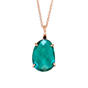 Crystal Pendant Sibling: Green Crystal Pendant - $176 RRP