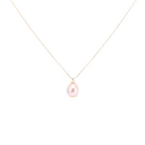 Pink Pearl & Rose Gold Pendant
