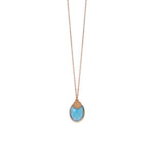 Gemstone Pendant 1: Light Blue Gemstone Pendant - $139 RRP