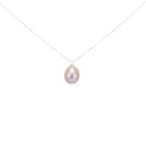 Pearl Silver Pendant 1: Pink Pearl & Silver Pendant