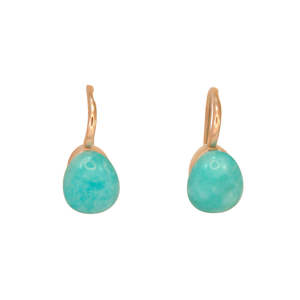 Amazonite Oval Earrings
