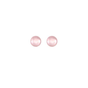 Pink Pearl Stud Earrings (Small)