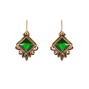 Decorative Earrings: Decorative Green Earrings