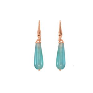 Antique Mint Teardrop Earrings