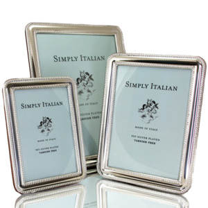 Bilaminato Light Silver Beaded Frame - Medium