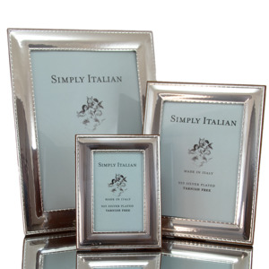 Bilaminato Light Silver Double Beaded Frame - Large